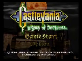 castlevania legacy of darkness n64